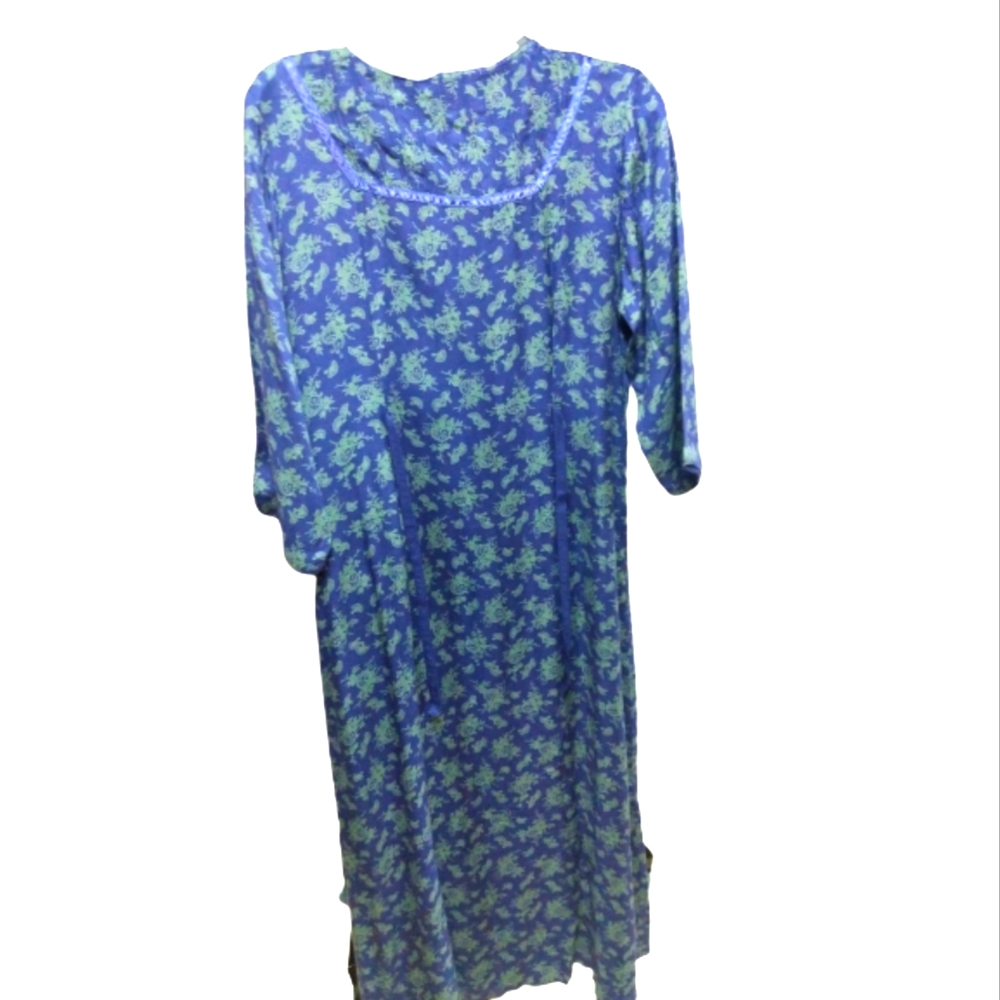 Prairie Homestead April Carnell Floral Print Maxi Dress Maxi Dress Fan Pattern
